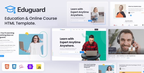 Eduguard – Education & Online Course Bootstrap 5 Template