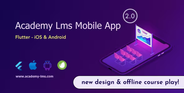 Academy Lms Student Mobile App – Flutter iOS  Android 2.5