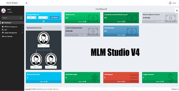 MLM STUDIO – Multilevel Marketing Software asp.net MVC 5 Open Source Application V4 | Binary