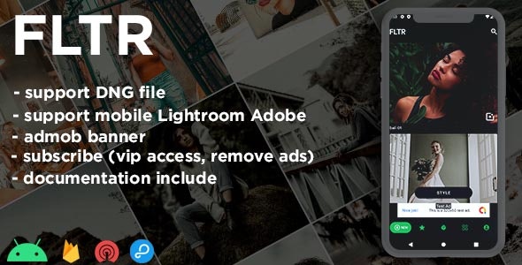 FLTR – dng presets collection for Lightroom (android)