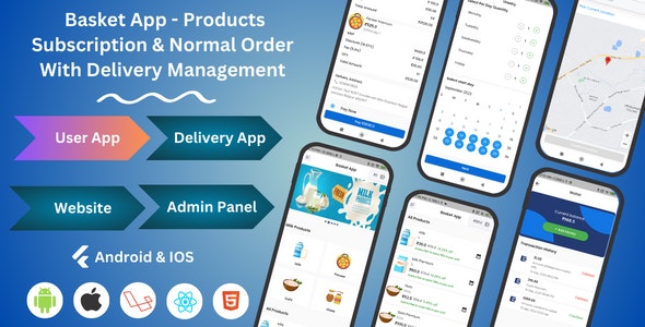 Dairy, Grocery, Milk  More Products | Subscription  Normal Order | Customer  Delivery Management