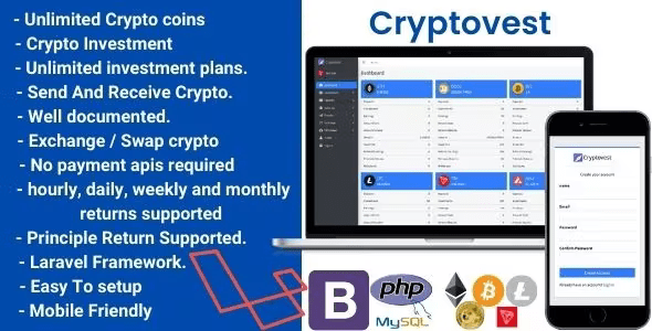 Cryptovest – A crypto investment and wallet platform