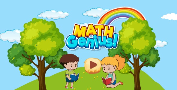 Math Genius Game – Educational Game – HTML5, Construct 3