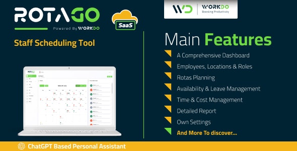 RotaGo SaaS – Staff Scheduling Tool 9.0