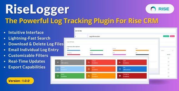 RiseLogger – The Powerful Log Tracking Plugin for Rise CRM