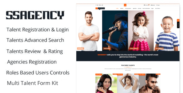 Ssagency – Fashion  Modeling World WordPress Theme