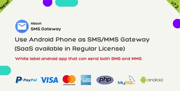 SMS Gateway – Use Your Android Phone as SMS/MMS Gateway (SaaS) 9.4.5