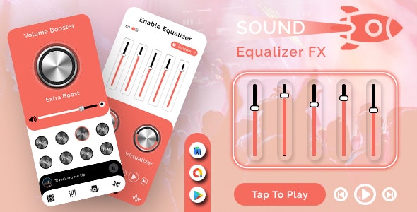 Volume Booster – Sound Booster – Equalizer FX – Raise High Volume – Loud Speaker – Sound Equalizer