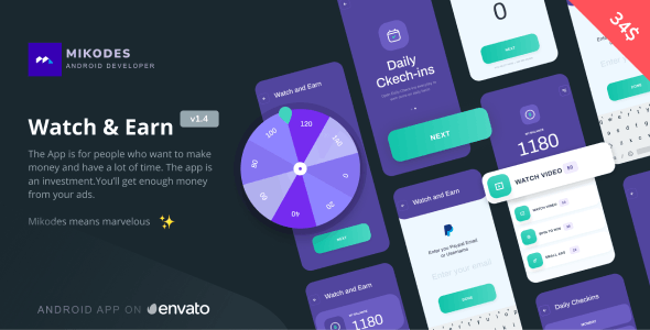 Watch And Earn – Android App Source Code