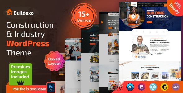 Blxo – Construction WordPress Theme