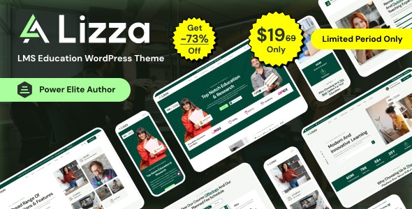 Lizza – LMS Education WordPress Theme