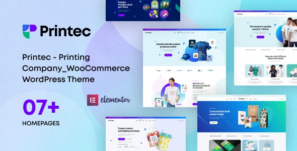 Printec – Printing Company WooCommerce WordPress Theme