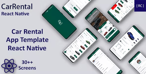 Car Rental App Template in React Native | CarRental