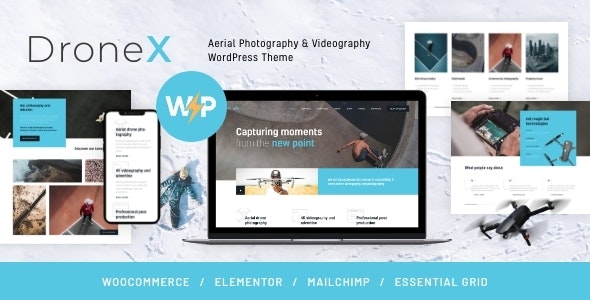 DroneX | Aerial Photography  Videography WordPress Theme