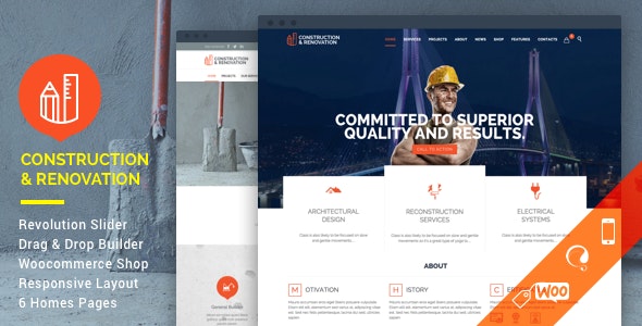 Construction – WordPress Theme