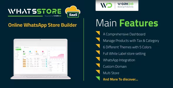 WhatsStore SaaS – Online WhatsApp Store Builder 8.0