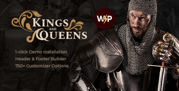 Kings  Queens | Historical War Medieval Reenactment WordPress Theme