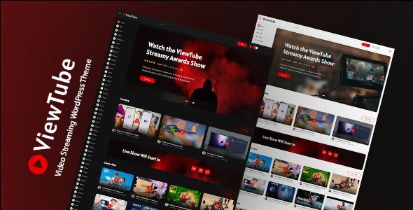 ViewTube | Video Streaming WordPress Theme 1.1.9