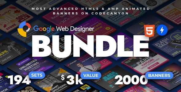 YN Bundle – Most Advanced HTML5 & AMP Banner Bundle made with Google Web Designer