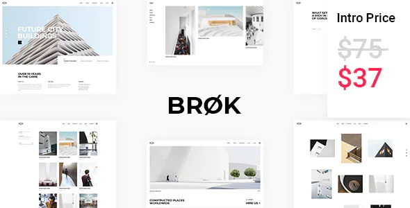 Brøk – Architecture Theme