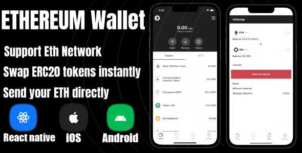 React Native – ETH Wallet, ERC20 Token