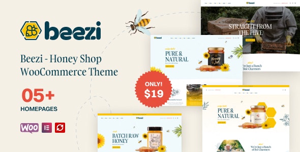 Beezi – Honey Shop WooCommerce Theme