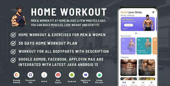 Home Workout for Men  Women Fitness at Home