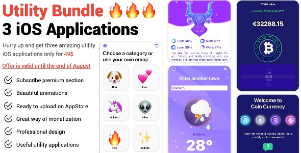 Utility Bundle (3 IOS Applications)