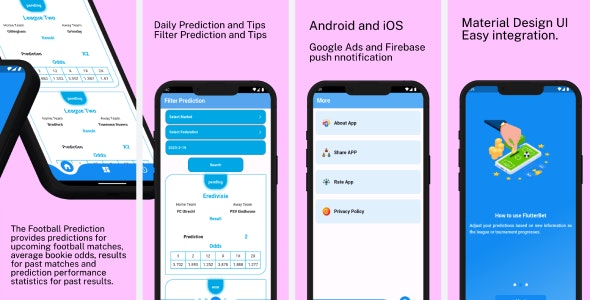 FlutterBet Football Prediction and Betting Tips Flutter App