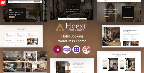 Hoexr – Hotel Booking WordPress Theme 1.2