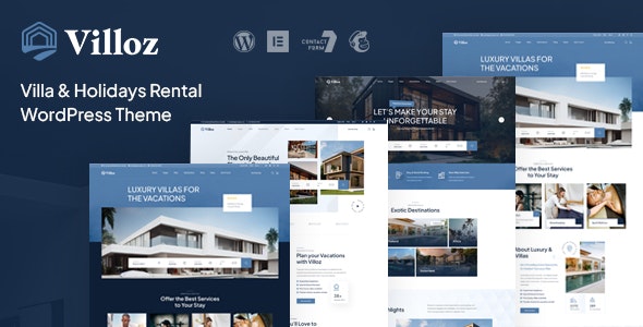 Villoz – Villa  Holidays Rental WordPress Theme