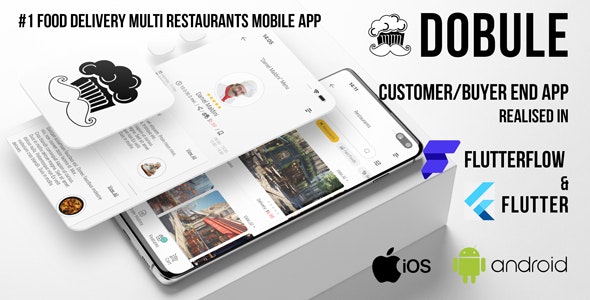 Dobule – Fully Functional Customer Side Mobile App for iOS  Android