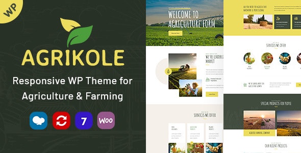 Agrikole | Responsive WordPress Theme for Agriculture & Farming