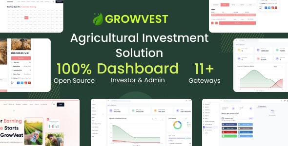 GrowVest – Agricultural Investments Solution