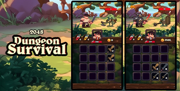 Dungeon Survival – 2048 HTML5 – Construct 3