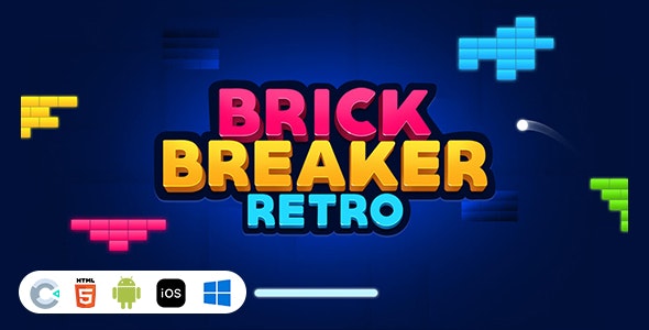 Brick Breaker Retro [ Construct 3 , HTML5 ]