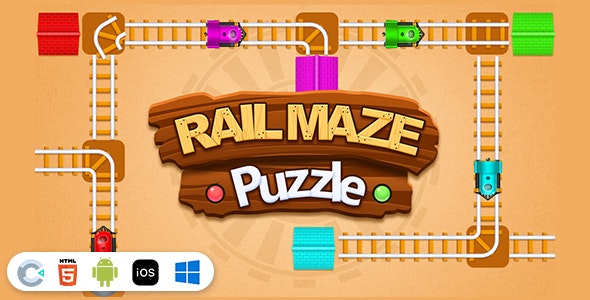 Rail Maze Puzzle [ Construct 3 , HTML5 ]