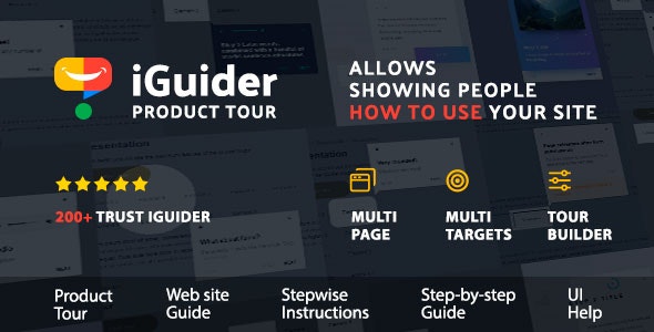 iGuider – Product Tour – Interactive Walkthroughs – Website step by step Guide