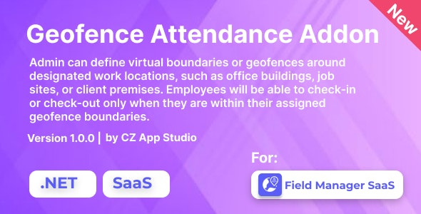 Geofence Attendance For Field Manager SaaS | .NET