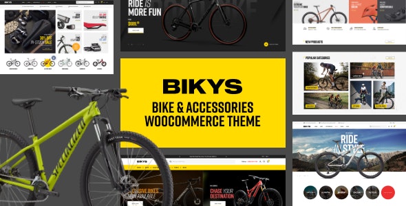 Bikys – Bike  Accessories Woocommerce Theme