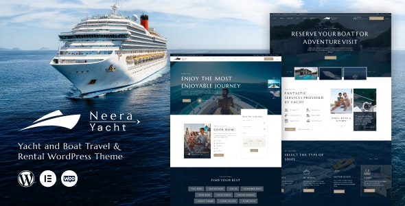 Neera – Yacht and Boat Travel  Rental WordPress Theme