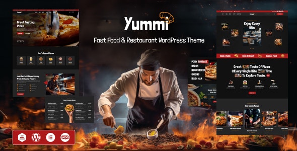 Yummi – Restaurant WordPress Theme