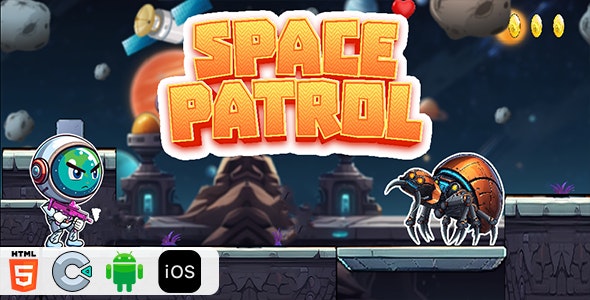 Space Patrol – Html5 Construct3 Game