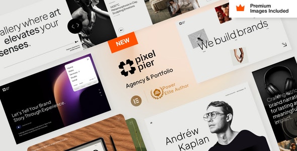 Pixelpiernyc – Portfolio Creative Agency Freelancer WordPress