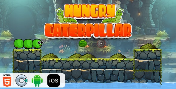 Hungry Caterpillar – Html5 Construct3 Game