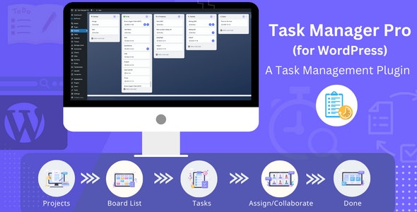 Task Manager Pro – Task Management Plugin For WordPress