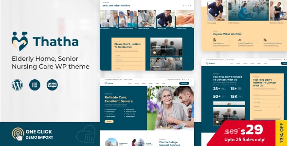 Thatha – Elderly Home & Senior Nursing Care WordPress Theme 1.0.1