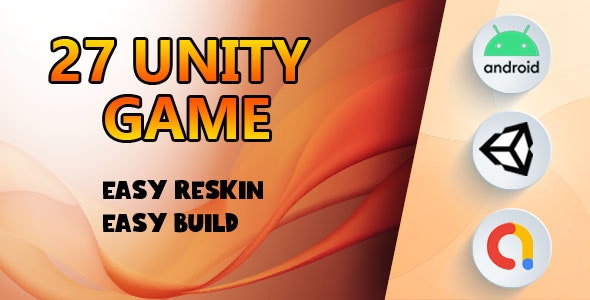 27 Unity Game Projects Bundle – (Admob – Unity)