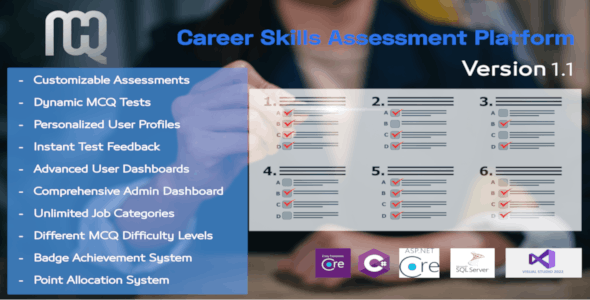 MCQ – Career Skills Assessment Platform