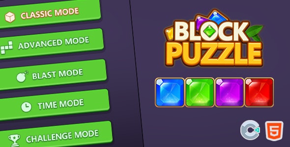 Block Puzzle Blast – Html5 (Construct3)